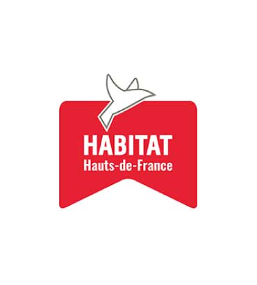 Logo Habitat Hauts-de-France, client Agilium