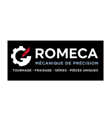 Logo Romeca, mécanique de précision, client Agilium
